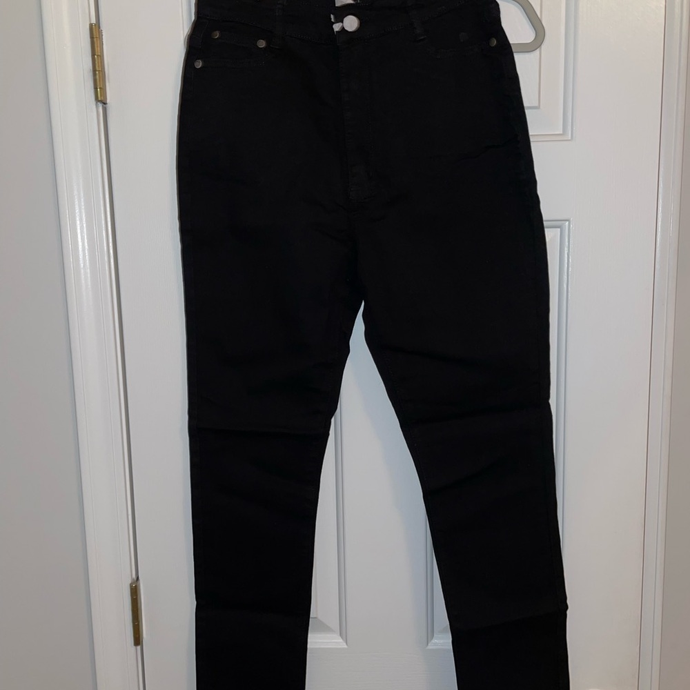 Fashion Nova High Rise Black Jeans